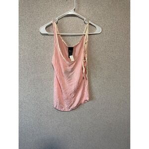 Tothemax! Womens Petal Pink Ribbon Trim Modal Tank Top BFT1E74 Size M